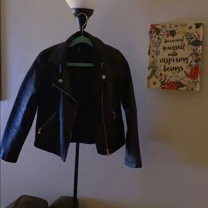 Girls leather jacket